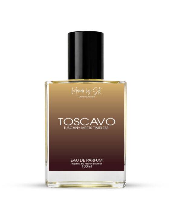 It is a highly sought-after fragrance from the exclusive Private Blend collection. It is technically a unisex scent, but its rugged, bold, and luxurious character has made it a favorite among men. It is celebrated for its ability to combine a raw, animalistic leather accord with more refined, subtle elements. Description A raw yet refined leather scent: The fragrance is inspired by the primal scent of fine leather and captures both its smooth, supple, and animalistic qualities. It evokes the aroma of high-end leather goods and a refined, luxurious lifestyle. A unique paradox: Tuscan Leather is a scent of contrasts. The powerful leather is balanced with fruity and floral touches, creating a perfume that is simultaneously dry and sweet, raw and sensual. Bold and confident: This is a scent for the confident individual who wants to make a memorable statement. It is often associated with evening wear or special occasions, but some find it suitable for daily wear during cooler months due to its warmth and depth. Long-lasting performance: As an Eau de Parfum, it is known for its strong projection and longevity, ensuring it makes a lasting impression.  Notes Top Notes: The opening is a sharp and slightly sweet blend of raspberry, saffron, and thyme. The raspberry provides a unique and slightly tart fruitiness, which, when combined with the medicinal spice of saffron and the herbaceous touch of thyme, creates an intriguing and complex opening. Middle Notes: The heart of the fragrance features olibanum (frankincense) and jasmine. The jasmine is not overtly floral but adds a refined, soft texture that tempers the intensity of the leather, while the olibanum lends a mystical, smoky richness. Base Notes: The base is where the fragrance’s signature leather character shines, along with other rich accords. Leather and black suede: These notes form the backbone of the scent, providing its distinctive, smooth, and sensual character. Amberwood and other woody notes: These add warmth, depth, and longevity, complementing the leather and suede. Amber: This rounds out the base with a rich and sensual warmth. 
